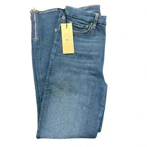 NWT 7 for all mankind skinny ankle jeans size 28